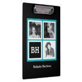 Aangepast 3 installagram Foto's Aangepaste Turquoi Klembord (Rechts)