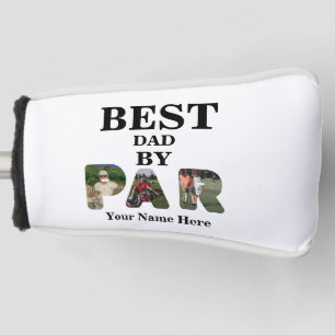 Aangepast 3 letters vormgeving foto Beste vader, p Golfheadcover