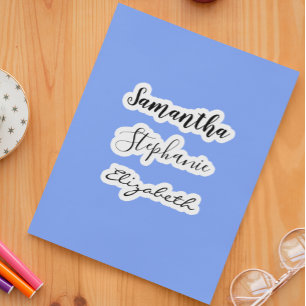 Aangepast 3-naam Decale laptop met geïsoleerde tum Sticker