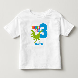 Aangepast 3 Rex Kinder Shirts