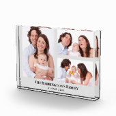 Aangepast 3 Secties Familie Foto's Collage Gray Li (Rechts)