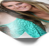 Aangepast 3 Secties Familie Foto's Collage Gray Li Foto Afdruk (Hoek)