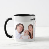 Aangepast 3 Secties Familie Foto's Collage Gray Li Mok (Links)