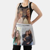 Aangepast 3 Secties Familie Foto's Collage Gray Li Schort (Insitu)