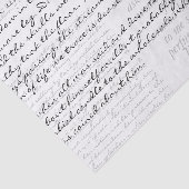 Aangepast 3 tekstblokken Handgeschreven ontkoppeli Tissuepapier (Detail)