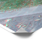 Aangepast 3D Anaglyph-foto Poster bijsnijden (Hoek)