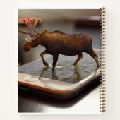 Aangepast 3D mobiel Notitieboek (Achterkant)