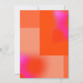 aangepast 40-jarig trendy moderne fotouitnodiging kaart (Achterkant)