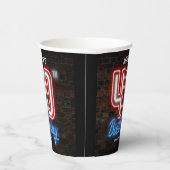 Aangepast 40e aangroeiend neonteken voor thuisdag papieren bekers (Rechts)