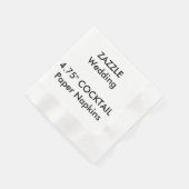 Aangepast 4,75-inch COCKTAIL-afneembaar papier ser Servet (Hoek)