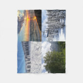 Aangepast 4 Aangepast fotocollage Aangepast Fleece Deken (Voorkant)