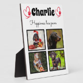 Aangepast 4 collage van fotohonden fotoplaat (Zijkant)