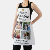 Aangepast 4 Foto collage Beste oma ooit Schort (Insitu)