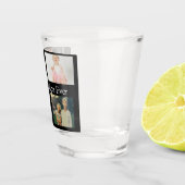 Aangepast 4 Foto collage Beste opa ooit Shot Glas (Rechts)