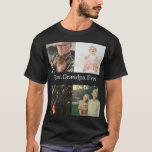 Aangepast 4 Foto collage Beste opa ooit T-shirt<br><div class="desc">Custom 4 foto collage beste opa ooit t-shirt</div>