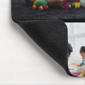 Aangepast 4 Foto Collage Beste pap ooit monogramme Muismat (Hoek)