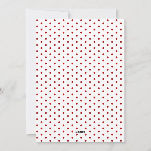 Aangepast 4 Foto grafisch script Joyful Red Feestdagenkaart (Achterkant)