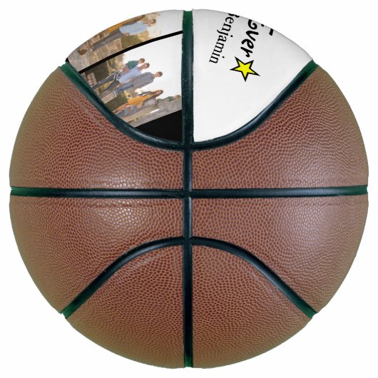 Aangepast 4 Foto groot pap ooit Vaderdag Basketbal (Rechts)