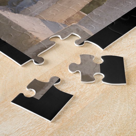 Aangepast 4 Foto grootst pap ooit Vaderdag LG Legpuzzel (Zijkant)