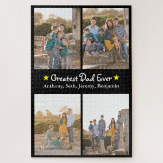 Aangepast 4 Foto grootst pap ooit Vaderdag LG Legpuzzel
