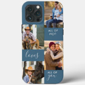 Aangepast 4 Foto Ieder van mij houdt van allemaal Case-Mate iPhone Case (Achterkant)