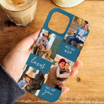 Aangepast 4 Foto Ieder van mij houdt van allemaal  Case-Mate iPhone Case<br><div class="desc">De gepersonaliseerde case van de Telefoon voor iphone 13 pro max (en vele andere modellen). Het hoesje is voorzien van een aangepaste fotocollage met vier van uw favoriete foto's en de tekst "Ieder van mij houdt van U allen". Het fotomalplaatje is opstelling klaar voor u om uw foto's toe te...</div>
