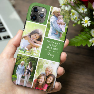 Aangepast 4 Foto Nana Life is het beste leven groe Case-Mate iPhone Case
