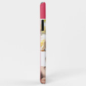 Aangepast 4 Foto Nana Life is het beste levensroze Case-Mate iPhone Case (Achterkant/rechts)