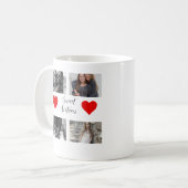 Aangepast 4 fotocollage | 16e verjaardag koffiemok (Voorkant links)