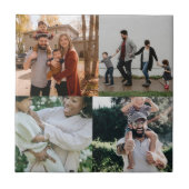 Aangepast 4 fotocollage tegeltje (Voorkant)