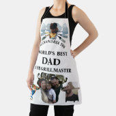 Aangepast 4 fotocollage werelden beste pap grillma schort (Insitu)