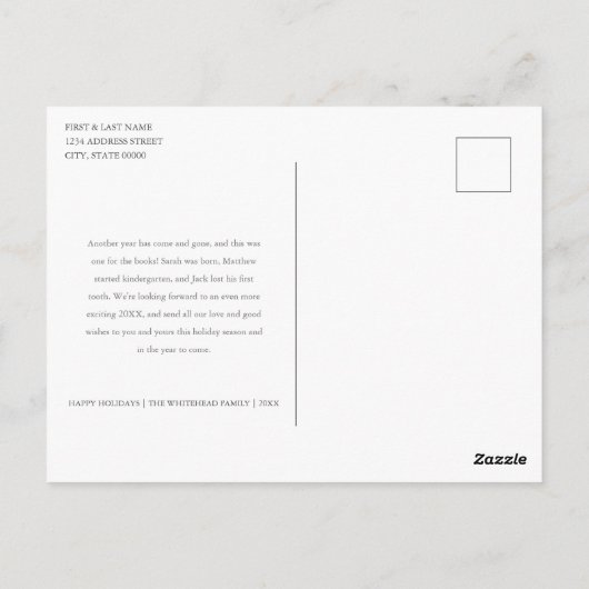 Aangepast 4 foto's Emerald Green Glitter-structuur Briefkaart (Achterkant)