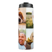 Aangepast 4 Fotothermische flesSjabloon Thermosbeker (Voorkant)