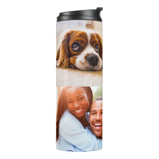 Aangepast 4 Fotothermische flesSjabloon Thermosbeker (Gedraaid links)