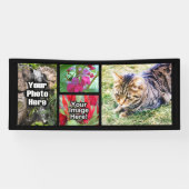 Aangepast 4 Horizontale Afbeelding voor fotocollag Spandoek (Horizontaal)