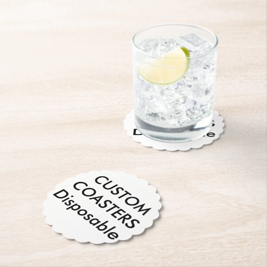 Aangepast 4-inch gescand afstotbare partijgebonden kartonnen onderzetters (Insitu)