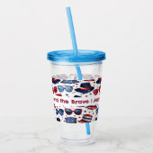 Aangepast 4 juli acryl drinkbeker (Links)