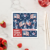 Aangepast 4 juli Waterverf Familienaam Servet (Insitu)