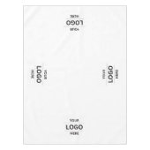 Aangepast 4 Logo Business Restaurant Promo Tafelkleed (Voorkant)