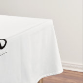Aangepast 4 Logo Business Restaurant Promo Tafelkleed (Voorbeeld)