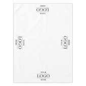 Aangepast 4 Logo Business Restaurant Promo Tafelkleed (Voorkant)