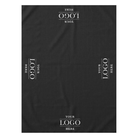 Aangepast 4 Logo Business Restaurant Promo Tafelkleed (Voorkant)