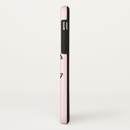 Aangepast 4 Monogram met handgeschreven foto-voorb Case-Mate iPhone Case (Achterkant/links)