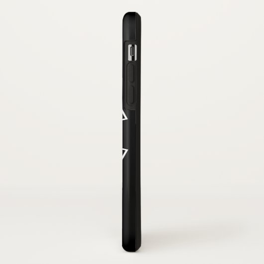 Aangepast 4 Monogram met handgeschreven foto-voorb Case-Mate iPhone Case (Achterkant/links)