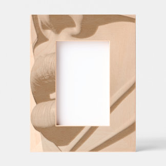 Aangepast 4 "x 6" Portret, FrameStyle: natuurlijk Gegraveerde Lijstjes