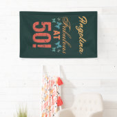 Aangepast 50e verjaardag Fabulous Spandoek (Insitu)