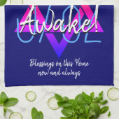 Aangepast 5782 Hebreeuwse Nieuwjaar Theedoek (Gevouwen)