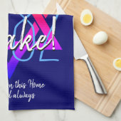 Aangepast 5782 Hebreeuwse Nieuwjaar Theedoek (Quarter Fold)