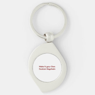 Aangepast 5,1 cm l x 3,6 cm b sleutelhanger