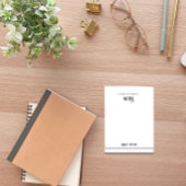 Aangepast 5.5x6 Notitieblok, gepersonaliseerde not Notitieblok